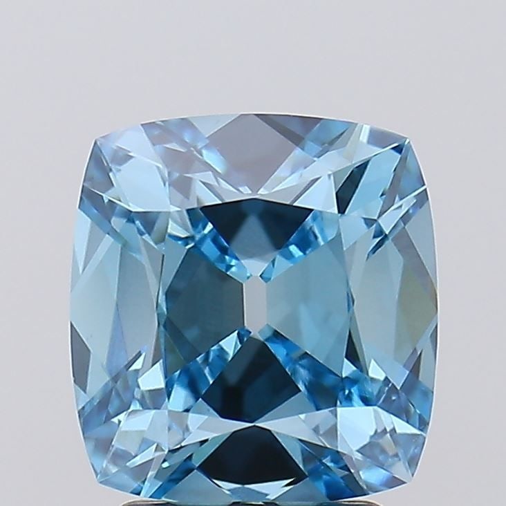 IGI Cushion Brilliant 2.51ct Fancy Vivid Blue VVS2 - Loose Lab Diamond: IGI Cushion Brilliant 2.51ct Fancy Vivid Blue VVS2 - Loose Lab Diamond Item Specifics: Source: This Is A Real Diamond Grown In A Lab Not Mined. Carat: 2.51 Cut: - Color: Fancy Vivid Blue Clarity: VVS2