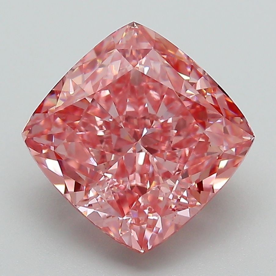 IGI Cushion Modified 4.32ct Fancy Vivid Pink VVS2 - Loose Lab Diamond: IGI Cushion Modified 4.32ct Fancy Vivid Pink VVS2 - Loose Lab Diamond Item Specifics: Source: This Is A Real Diamond Grown In A Lab Not Mined. Carat: 4.32 Cut: - Color: Fancy Vivid Pink Clarity: VVS2 