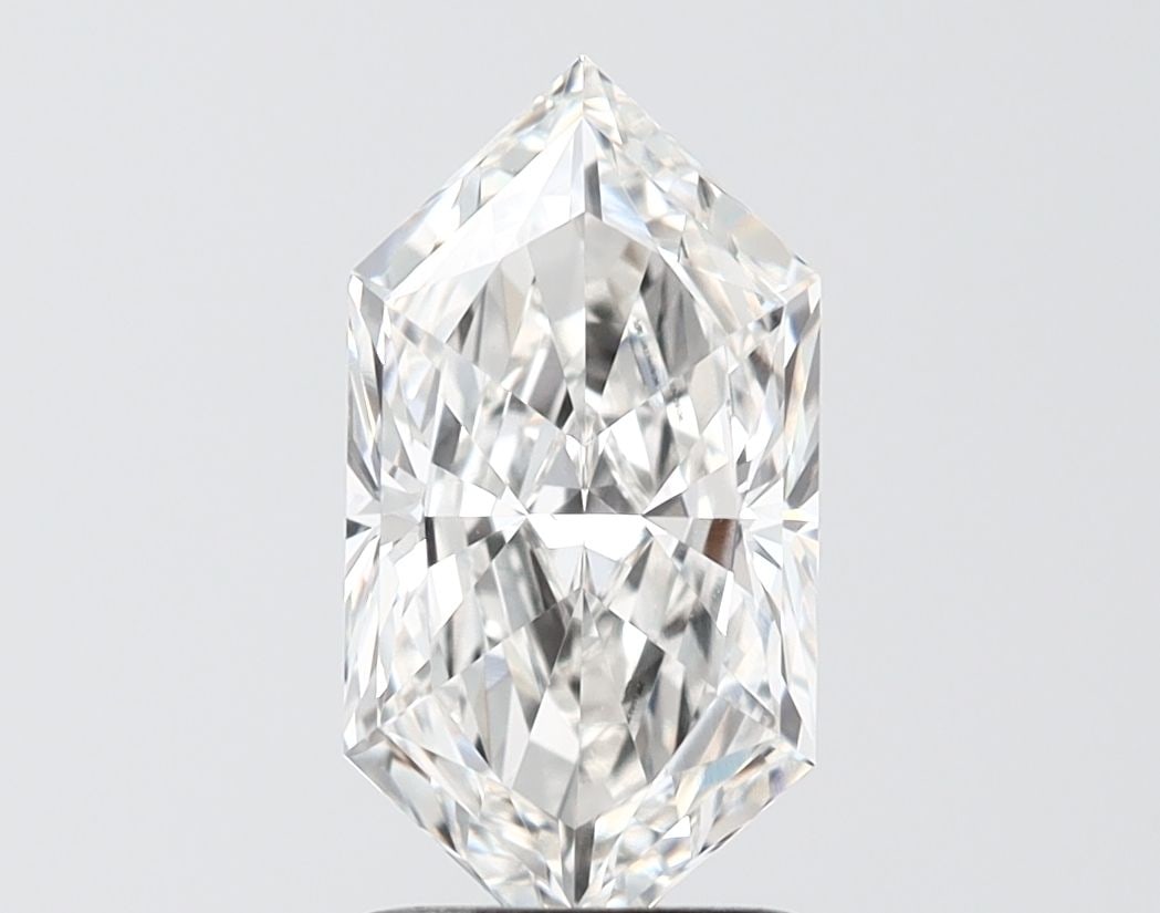IGI Hexagonal 2.14ct G VVS2 - Loose Lab Diamond: IGI Hexagonal 2.14ct G VVS2 - Loose Lab Diamond Item Specifics: Source: This Is A Real Diamond Grown In A Lab Not Mined. Carat: 2.14 Cut: - Color: G Clarity: VVS2 Polish: EX Symmetry: EX Measurements: