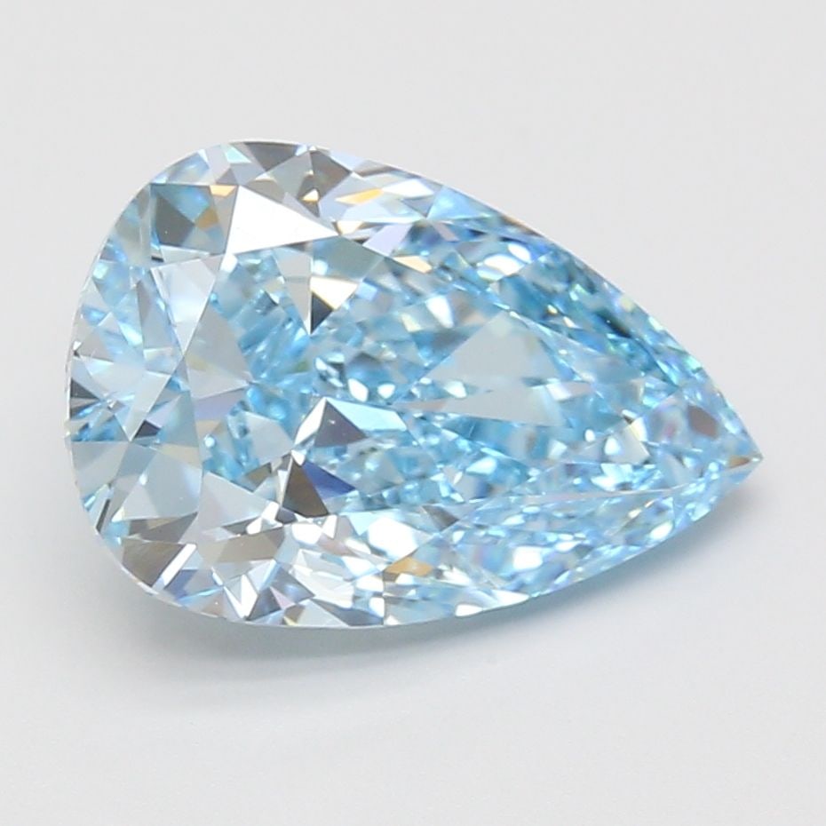 IGI Pear 5.05ct Fancy Vivid Blue VVS2 - Loose Lab Diamond: IGI Pear 5.05ct Fancy Vivid Blue VVS2 - Loose Lab Diamond Item Specifics: Source: This Is A Real Diamond Grown In A Lab Not Mined. Carat: 5.05 Cut: - Color: Fancy Vivid Blue Clarity: VVS2 Polish: EX S