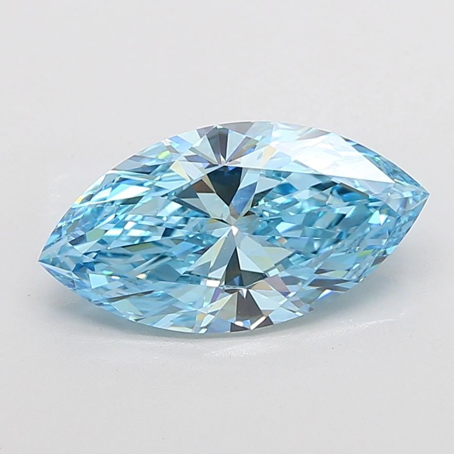 IGI Marquise 4.8ct Fancy Vivid Blue VVS2 - Loose Lab Diamond: IGI Marquise 4.8ct Fancy Vivid Blue VVS2 - Loose Lab Diamond Item Specifics: Source: This Is A Real Diamond Grown In A Lab Not Mined. Carat: 4.8 Cut: - Color: Fancy Vivid Blue Clarity: VVS2 Polish: EX
