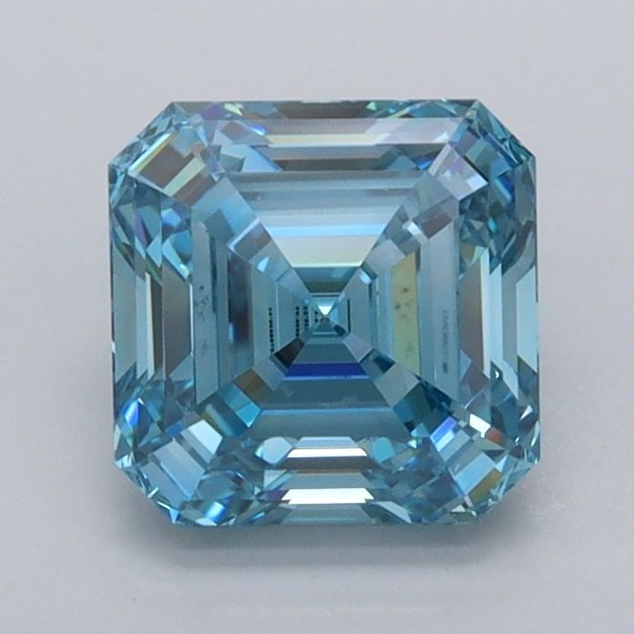 IGI Asscher 1.51ct Fancy Vivid Blue VVS1 - Loose Lab Diamond: IGI Asscher 1.51ct Fancy Vivid Blue VVS1 - Loose Lab Diamond Item Specifics: Source: This Is A Real Diamond Grown In A Lab Not Mined. Carat: 1.51 Cut: - Color: Fancy Vivid Blue Clarity: VVS1 Polish: E
