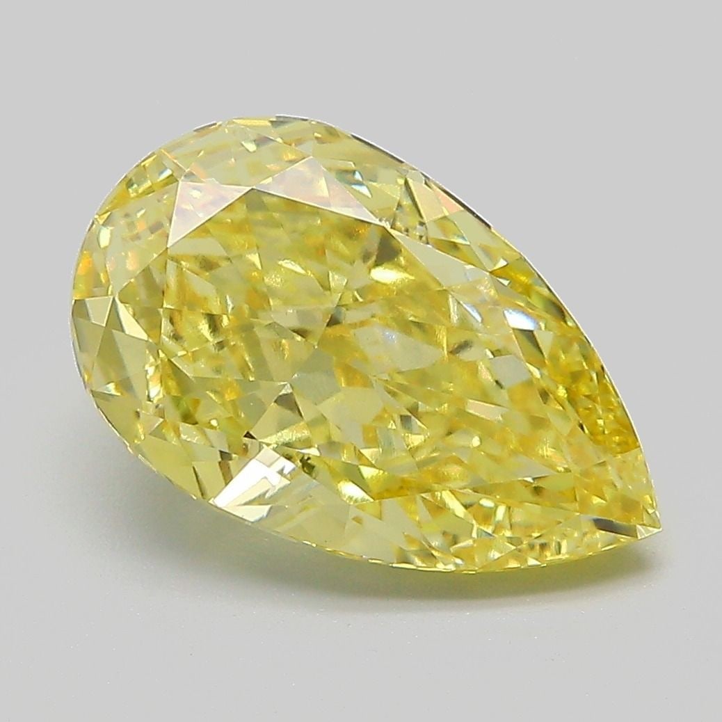IGI Pear 4.02ct Fancy Intense Yellow VVS2 - Loose Lab Diamond: IGI Pear 4.02ct Fancy Intense Yellow VVS2 - Loose Lab Diamond Item Specifics: Source: This Is A Real Diamond Grown In A Lab Not Mined. Carat: 4.02 Cut: - Color: Fancy Intense Yellow Clarity: VVS2 Poli