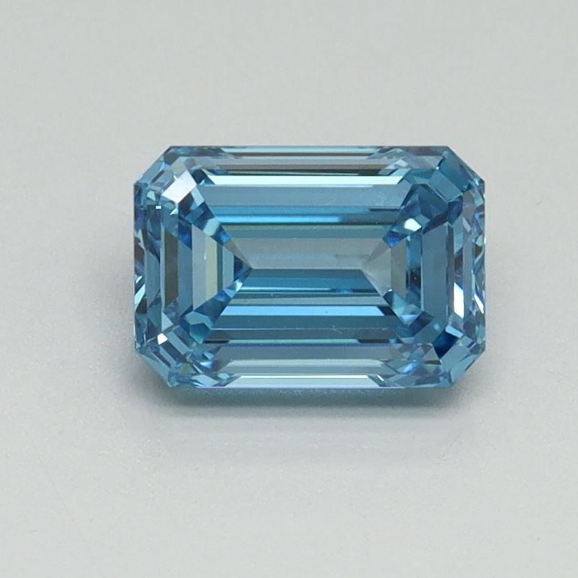 IGI Emerald 1.06ct Fancy Vivid Blue VVS2 - Loose Lab Diamond: IGI Emerald 1.06ct Fancy Vivid Blue VVS2 - Loose Lab Diamond Item Specifics: Source: This Is A Real Diamond Grown In A Lab Not Mined. Carat: 1.06 Cut: - Color: Fancy Vivid Blue Clarity: VVS2 Polish: E