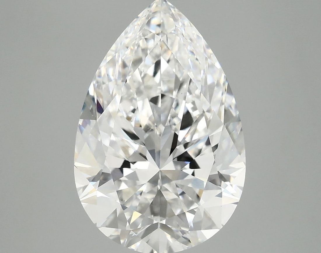 IGI Pear 5.06ct E VVS2 - Loose Lab Diamond: IGI Pear 5.06ct E VVS2 - Loose Lab Diamond Item Specifics: Source: This Is A Real Diamond Grown In A Lab Not Mined. Carat: 5.06 Cut: - Color: E Clarity: VVS2 Polish: EX Symmetry: EX Measurements: 14.4