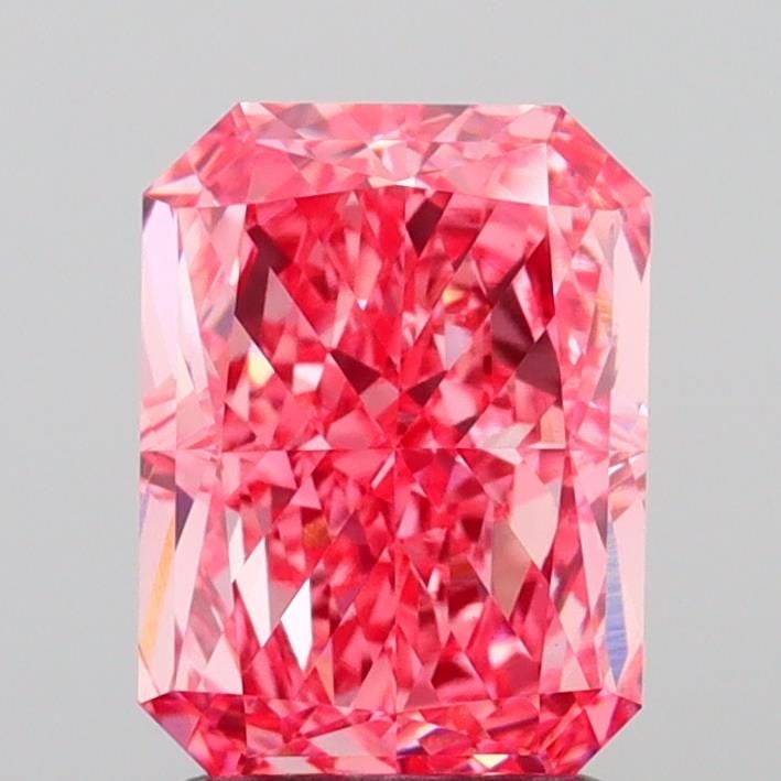 IGI Radiant 2.1ct Fancy Vivid Pink VVS2 - Loose Lab Diamond: IGI Radiant 2.1ct Fancy Vivid Pink VVS2 - Loose Lab Diamond Item Specifics: Source: This Is A Real Diamond Grown In A Lab Not Mined. Carat: 2.1 Cut: - Color: Fancy Vivid Pink Clarity: VVS2 Polish: EX
