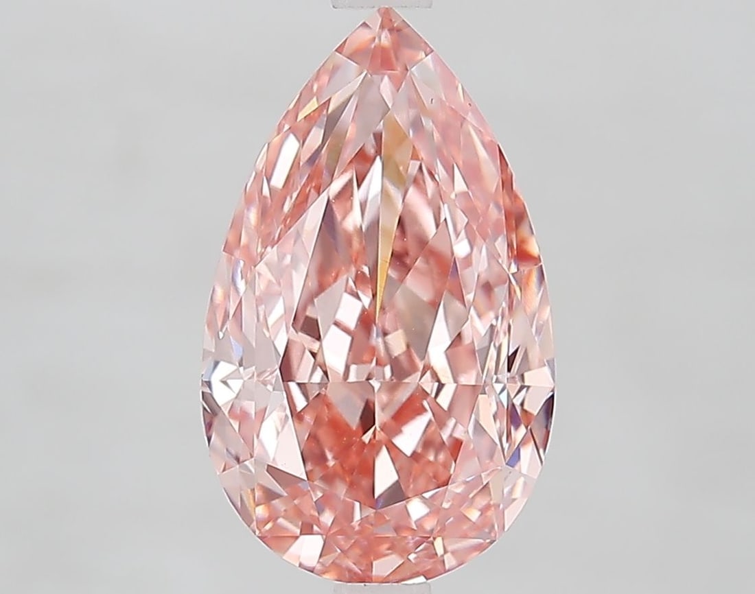 IGI Pear 3.91ct Fancy Intense Pink VVS2 - Loose Lab Diamond: IGI Pear 3.91ct Fancy Intense Pink VVS2 - Loose Lab Diamond Item Specifics: Source: This Is A Real Diamond Grown In A Lab Not Mined. Carat: 3.91 Cut: - Color: Fancy Intense Pink Clarity: VVS2 Polish: 