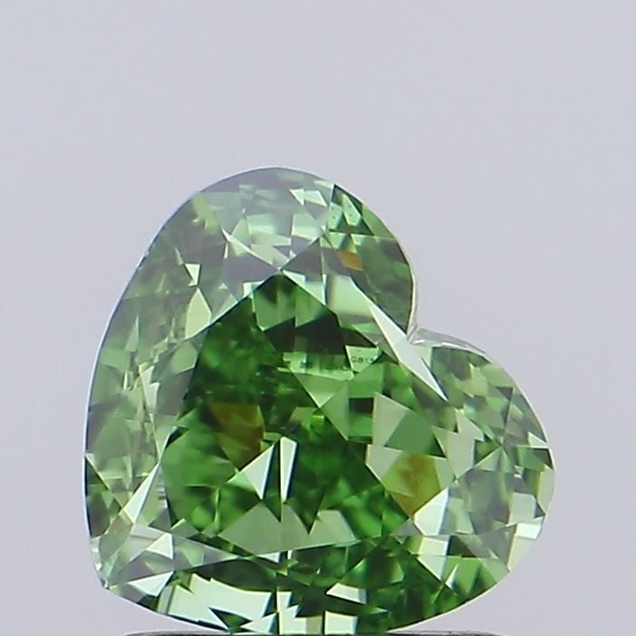 IGI Heart 1.08ct Fancy Vivid Green VVS1 - Loose Lab Diamond: IGI Heart 1.08ct Fancy Vivid Green VVS1 - Loose Lab Diamond Item Specifics: Source: This Is A Real Diamond Grown In A Lab Not Mined. Carat: 1.08 Cut: - Color: Fancy Vivid Green Clarity: VVS1 Polish: