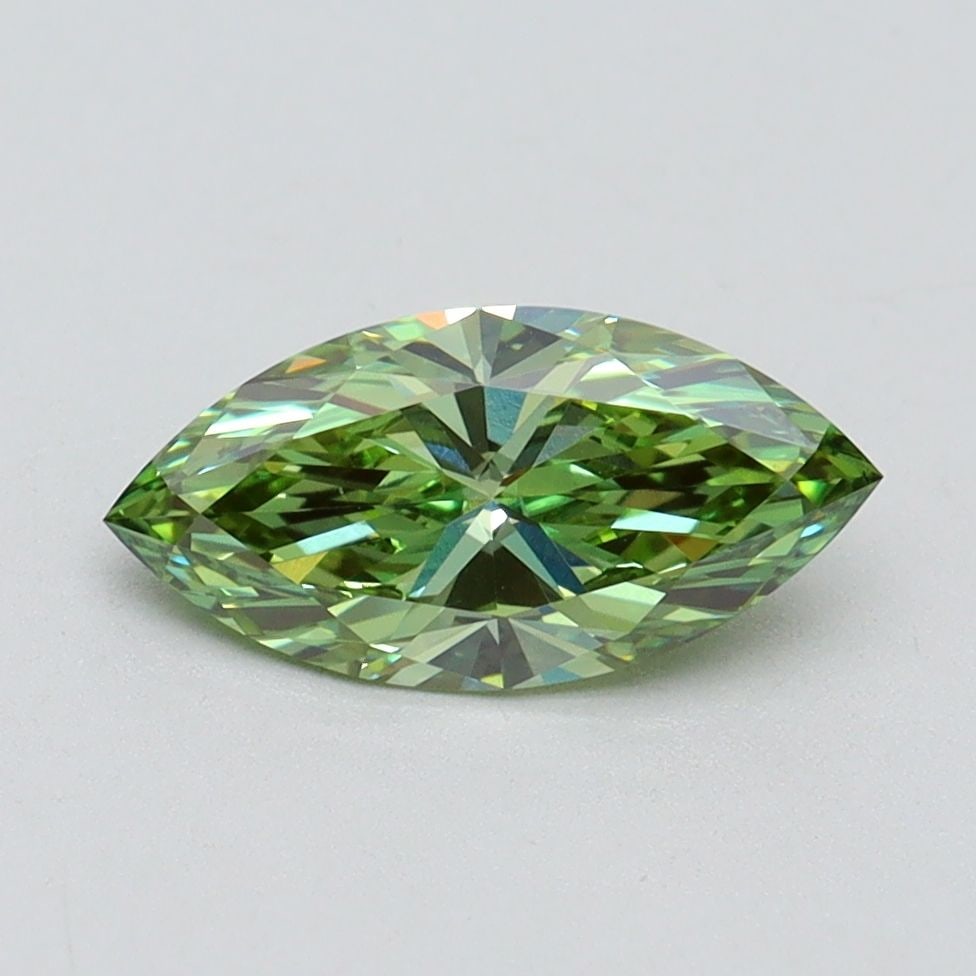 IGI Marquise 1.0ct Fancy Vivid Green VVS2 - Loose Lab Diamond: IGI Marquise 1.0ct Fancy Vivid Green VVS2 - Loose Lab Diamond Item Specifics: Source: This Is A Real Diamond Grown In A Lab Not Mined. Carat: 1.0 Cut: - Color: Fancy Vivid Green Clarity: VVS2 Polish: