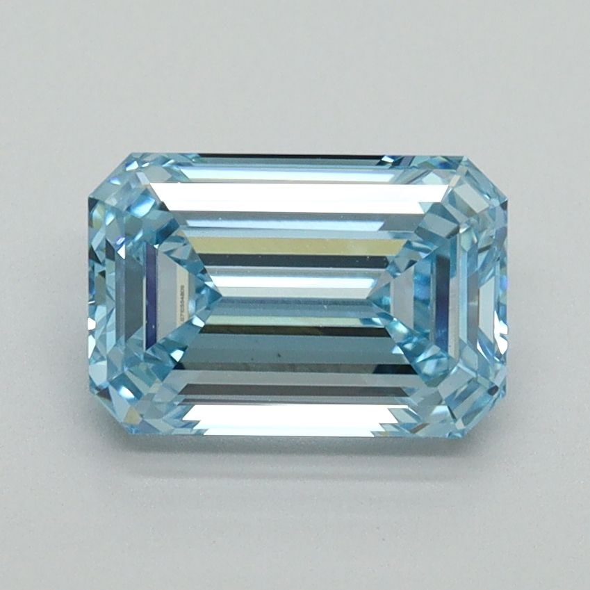 IGI Emerald 1.54ct Fancy Vivid Blue VVS2 - Loose Lab Diamond: IGI Emerald 1.54ct Fancy Vivid Blue VVS2 - Loose Lab Diamond Item Specifics: Source: This Is A Real Diamond Grown In A Lab Not Mined. Carat: 1.54 Cut: - Color: Fancy Vivid Blue Clarity: VVS2 Polish: E