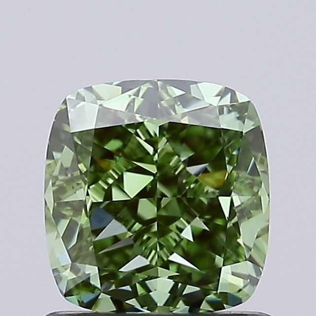 IGI Cushion Modified 1.05ct Fancy Vivid Green VVS2 - Loose Lab Diamond: IGI Cushion Modified 1.05ct Fancy Vivid Green VVS2 - Loose Lab Diamond Item Specifics: Source: This Is A Real Diamond Grown In A Lab Not Mined. Carat: 1.05 Cut: - Color: Fancy Vivid Green Clarity: VVS