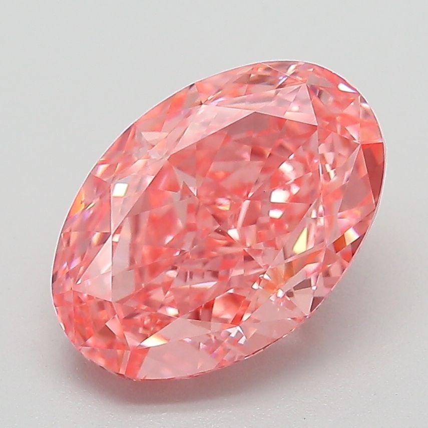 IGI Oval 3.06ct Fancy Vivid Pink VVS2 - Loose Lab Diamond: IGI Oval 3.06ct Fancy Vivid Pink VVS2 - Loose Lab Diamond Item Specifics: Source: This Is A Real Diamond Grown In A Lab Not Mined. Carat: 3.06 Cut: - Color: Fancy Vivid Pink Clarity: VVS2 Polish: EX