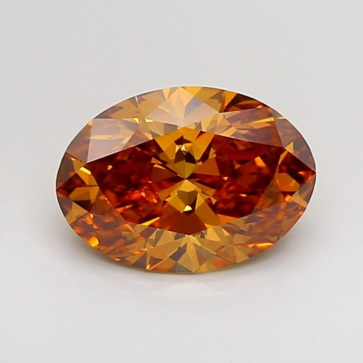 IGI Oval 1.7ct Fancy Orangey Brown VVS2 - Loose Lab Diamond: IGI Oval 1.7ct Fancy Orangey Brown VVS2 - Loose Lab Diamond Item Specifics: Source: This Is A Real Diamond Grown In A Lab Not Mined. Carat: 1.7 Cut: - Color: Fancy Orangey Brown Clarity: VVS2 Polish: 
