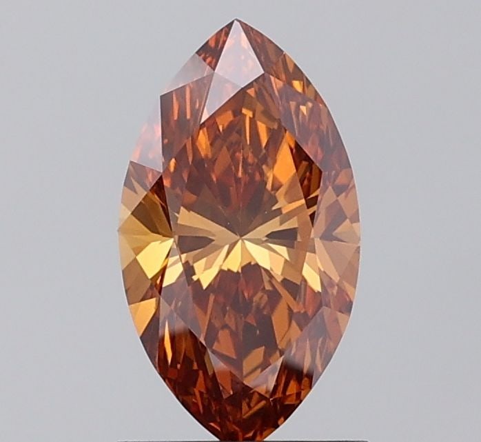 IGI Marquise 1.28ct Fancy Orange Brown VVS2 - Loose Lab Diamond: IGI Marquise 1.28ct Fancy Orange Brown VVS2 - Loose Lab Diamond Item Specifics: Source: This Is A Real Diamond Grown In A Lab Not Mined. Carat: 1.28 Cut: - Color: Fancy Orange Brown Clarity: VVS2 Poli