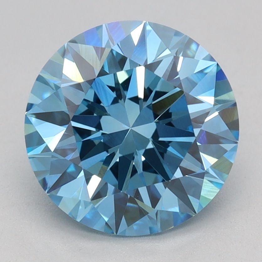 IGI Round 2.0ct Fancy Vivid Blue VVS2 - Ideal Loose Lab Diamond: IGI Round 2.0ct Fancy Vivid Blue VVS2 - Ideal Loose Lab Diamond Item Specifics: Source: This Is A Real Diamond Grown In A Lab Not Mined. Carat: 2.0 Cut: ID Color: Fancy Vivid Blue Clarity: VVS2 Polish