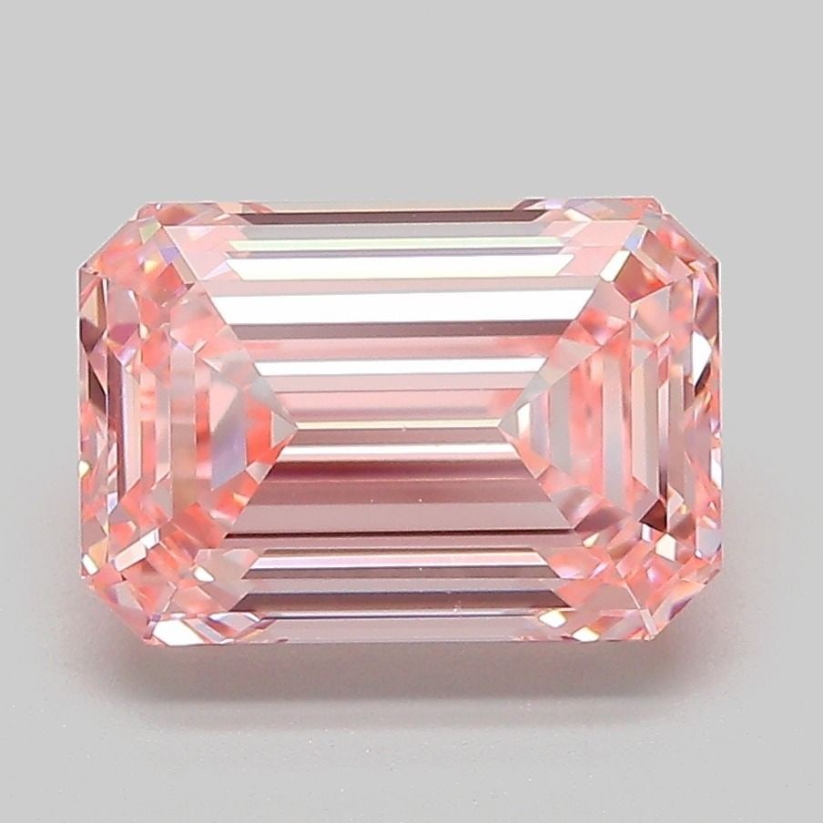 IGI Emerald 3.26ct Fancy Intense Pink VVS2 - Loose Lab Diamond: IGI Emerald 3.26ct Fancy Intense Pink VVS2 - Loose Lab Diamond Item Specifics: Source: This Is A Real Diamond Grown In A Lab Not Mined. Carat: 3.26 Cut: - Color: Fancy Intense Pink Clarity: VVS2