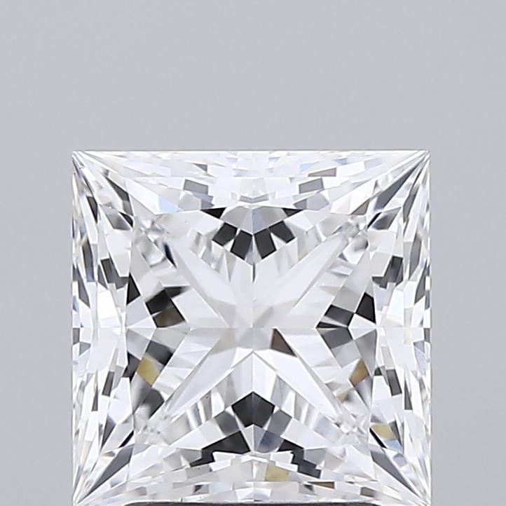 GCAL Princess 2.57ct E VVS2 - Loose Lab Diamond: GCAL Princess 2.57ct E VVS2 - Loose Lab Diamond Item Specifics: Source: This Is A Real Diamond Grown In A Lab Not Mined. Carat: 2.57 Cut: - Color: E Clarity: VVS2 Polish: EX Symmetry: EX Measurements: