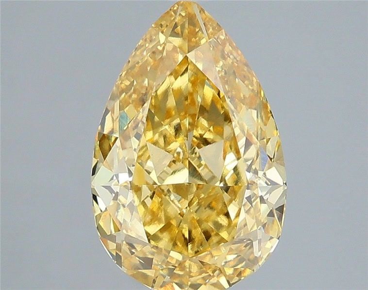 IGI Pear 3.02ct Fancy Vivid Yellow VVS2 - Loose Lab Diamond: IGI Pear 3.02ct Fancy Vivid Yellow VVS2 - Loose Lab Diamond Item Specifics: Source: This Is A Real Diamond Grown In A Lab Not Mined. Carat: 3.02 Cut: - Color: Fancy Vivid Yellow Clarity: VVS2 Polish: 