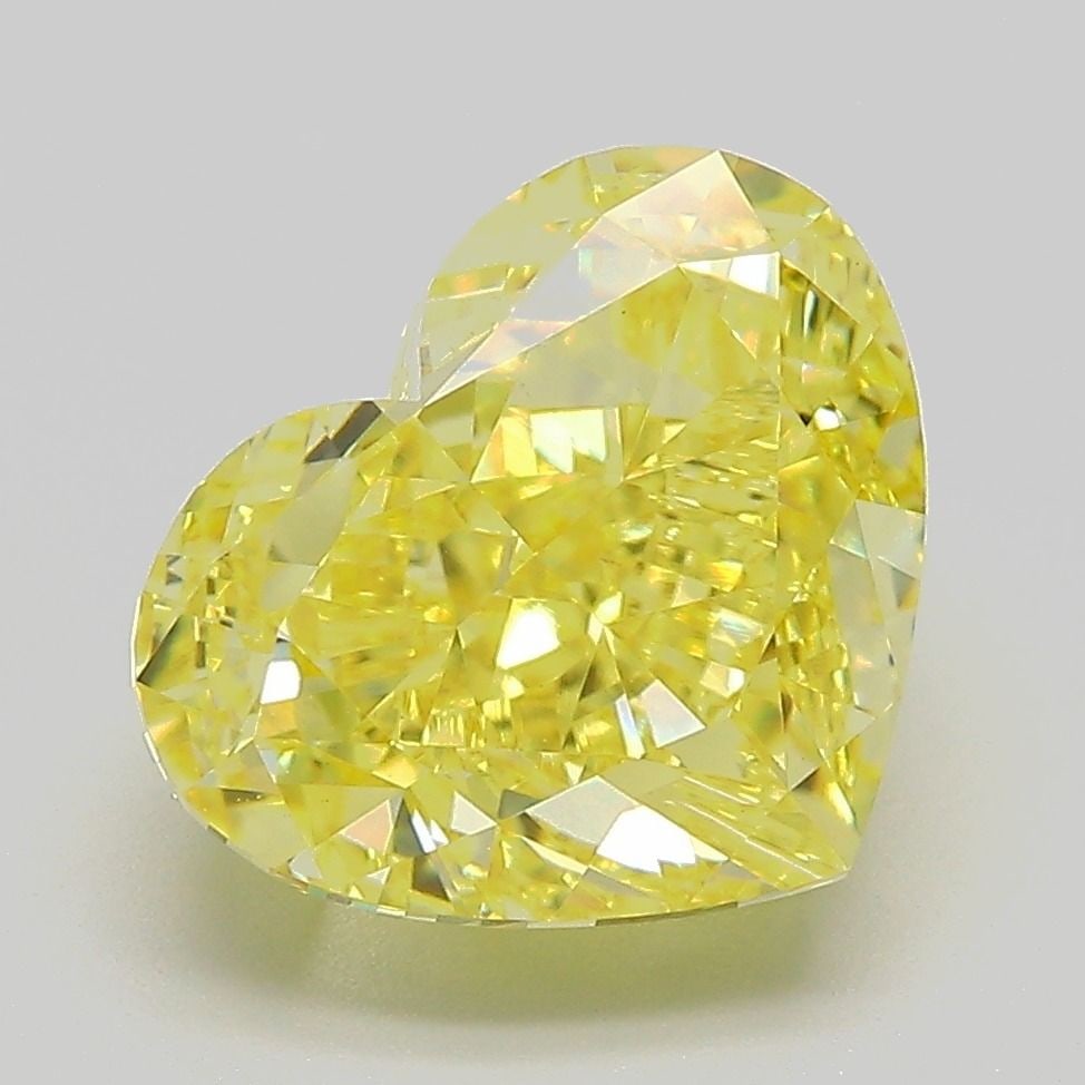 IGI Heart 5.16ct Fancy Vivid Yellow VVS2 - Loose Lab Diamond: IGI Heart 5.16ct Fancy Vivid Yellow VVS2 - Loose Lab Diamond Item Specifics: Source: This Is A Real Diamond Grown In A Lab Not Mined. Carat: 5.16 Cut: - Color: Fancy Vivid Yellow Clarity: VVS2 Polish: