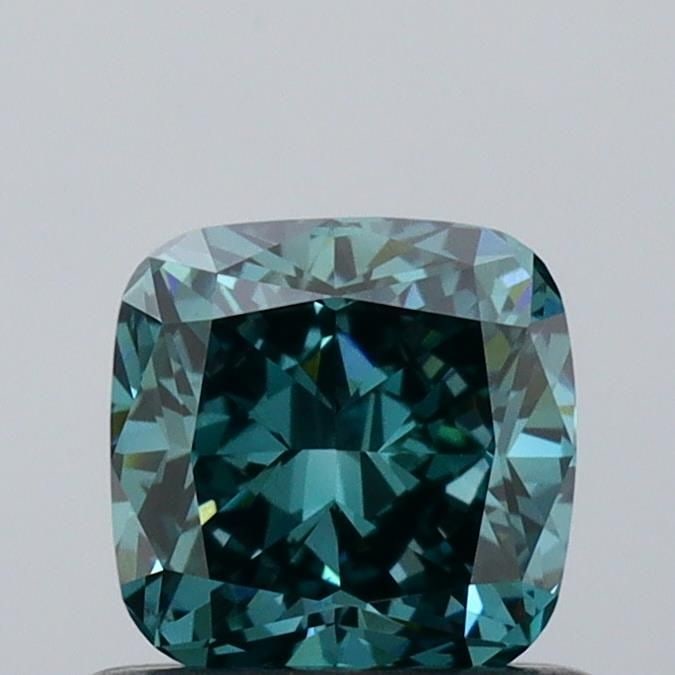 Cushion Brilliant 0.71ct Fancy Vivid Blueish Blue VVS2 - Loose Lab Diamond (1 of 1)