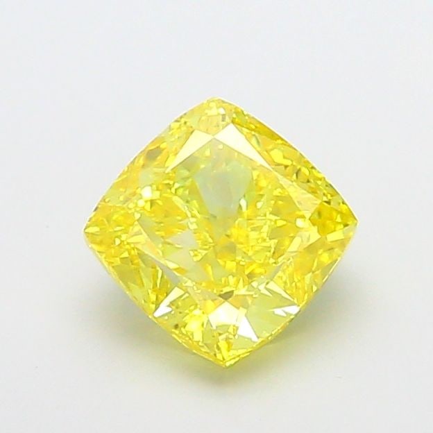Cushion Brilliant 2.02ct Fancy Vivid Yellow VVS2 - Loose Lab Diamond: Cushion Brilliant 2.02ct Fancy Vivid Yellow VVS2 - Loose Lab Diamond Item Specifics: Source: This Is A Real Diamond Grown In A Lab Not Mined. Carat: 2.02 Cut: - Color: Fancy Vivid Yellow Clarity: VVS2