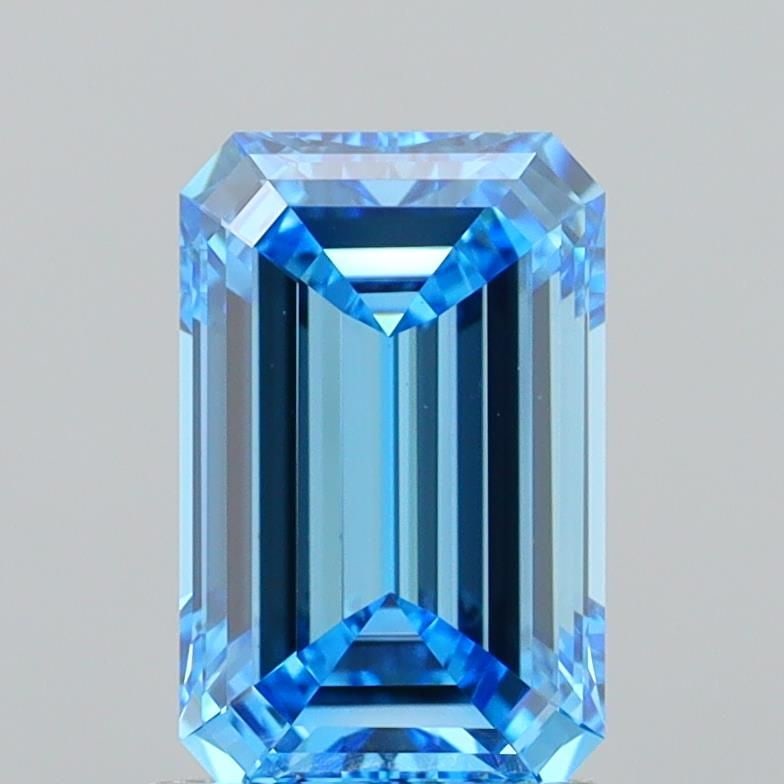 IGI Emerald 1.51ct Fancy Vivid Blue VVS2 - Loose Lab Diamond: IGI Emerald 1.51ct Fancy Vivid Blue VVS2 - Loose Lab Diamond Item Specifics: Source: This Is A Real Diamond Grown In A Lab Not Mined. Carat: 1.51 Cut: - Color: Fancy Vivid Blue Clarity: VVS2 Polish: E