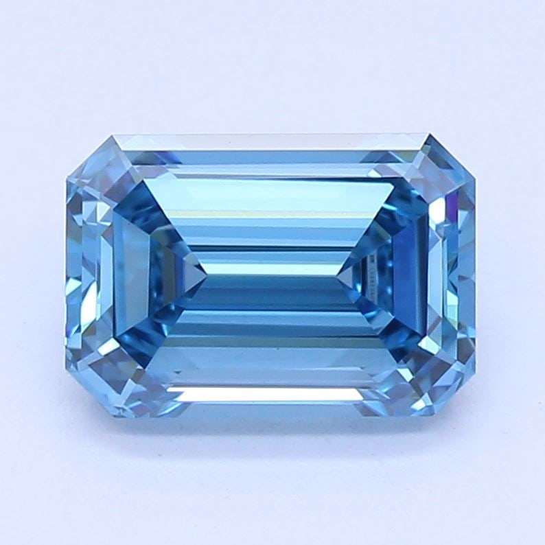 IGI Emerald 1.02ct Fancy Vivid Blue VVS2 - Loose Lab Diamond: IGI Emerald 1.02ct Fancy Vivid Blue VVS2 - Loose Lab Diamond Item Specifics: Source: This Is A Real Diamond Grown In A Lab Not Mined. Carat: 1.02 Cut: - Color: Fancy Vivid Blue Clarity: VVS2 Polish: V