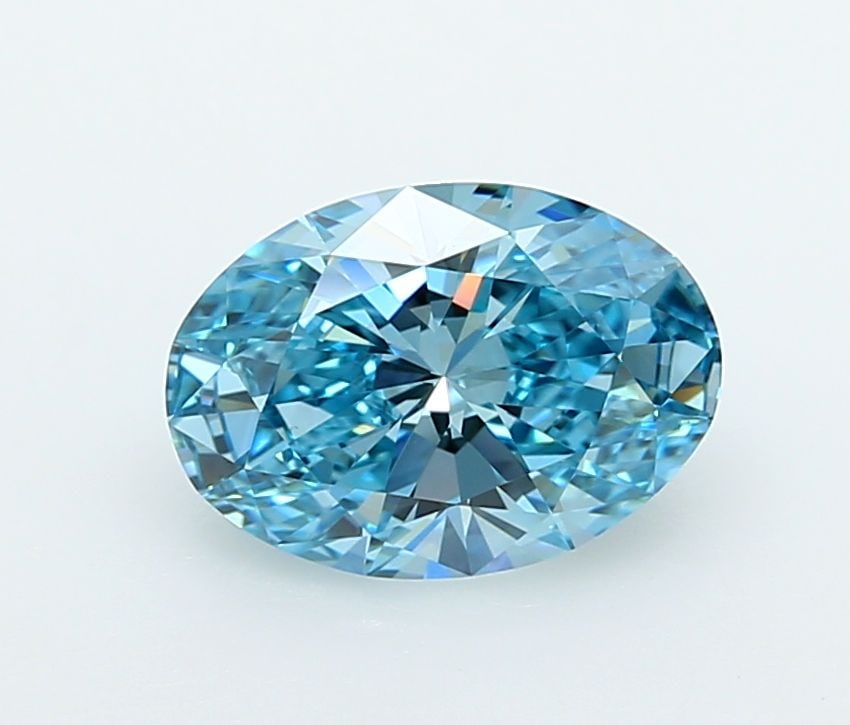 IGI Oval 2.13ct Fancy Vivid Blue VVS2 - Loose Lab Diamond: IGI Oval 2.13ct Fancy Vivid Blue VVS2 - Loose Lab Diamond Item Specifics: Source: This Is A Real Diamond Grown In A Lab Not Mined. Carat: 2.13 Cut: - Color: Fancy Vivid Blue Clarity: VVS2 Polish: EX S