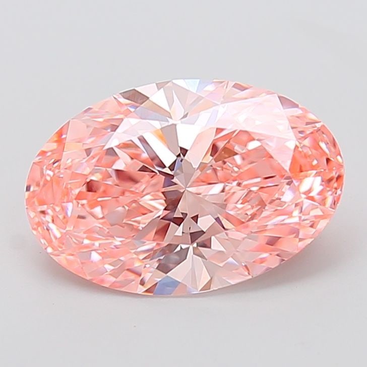 IGI Oval 4.02ct Fancy Vivid Pink VVS2 - Loose Lab Diamond: IGI Oval 4.02ct Fancy Vivid Pink VVS2 - Loose Lab Diamond Item Specifics: Source: This Is A Real Diamond Grown In A Lab Not Mined. Carat: 4.02 Cut: - Color: Fancy Vivid Pink Clarity: VVS2 Polish: EX S