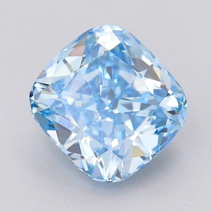IGI Cushion Modified 2.1ct Fancy Vivid Blue VVS1 - Loose Lab Diamond: IGI Cushion Modified 2.1ct Fancy Vivid Blue VVS1 - Loose Lab Diamond Item Specifics: Source: This Is A Real Diamond Grown In A Lab Not Mined. Carat: 2.1 Cut: - Color: Fancy Vivid Blue Clarity: VVS1 Po