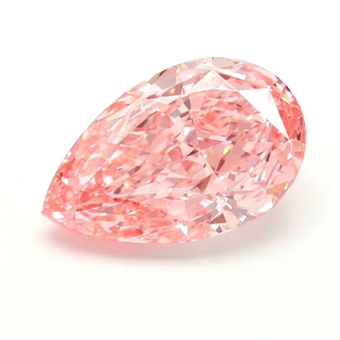 IGI Pear 4.21ct Fancy Vivid Pink VVS2 - Loose Lab Diamond: IGI Pear 4.21ct Fancy Vivid Pink VVS2 - Loose Lab Diamond Item Specifics: Source: This Is A Real Diamond Grown In A Lab Not Mined. Carat: 4.21 Cut: - Color: Fancy Vivid Pink Clarity: VVS2 Polish: EX S