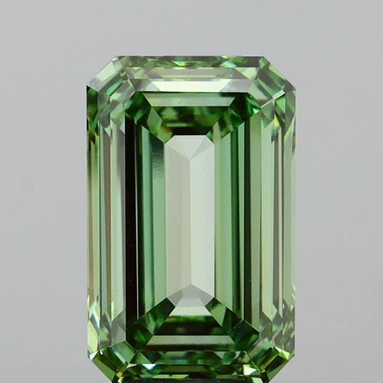 IGI Emerald 6.75ct Fancy Vivid Green VVS2 - Loose Lab Diamond: IGI Emerald 6.75ct Fancy Vivid Green VVS2 - Loose Lab Diamond Item Specifics: Source: This Is A Real Diamond Grown In A Lab Not Mined. Carat: 6.75 Cut: - Color: Fancy Vivid Green Clarity: VVS2 Polish: