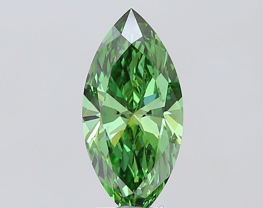 IGI Marquise 1.51ct Fancy Vivid Green VVS2 - Loose Lab Diamond: IGI Marquise 1.51ct Fancy Vivid Green VVS2 - Loose Lab Diamond Item Specifics: Source: This Is A Real Diamond Grown In A Lab Not Mined. Carat: 1.51 Cut: - Color: Fancy Vivid Green Clarity: VVS2 Polish