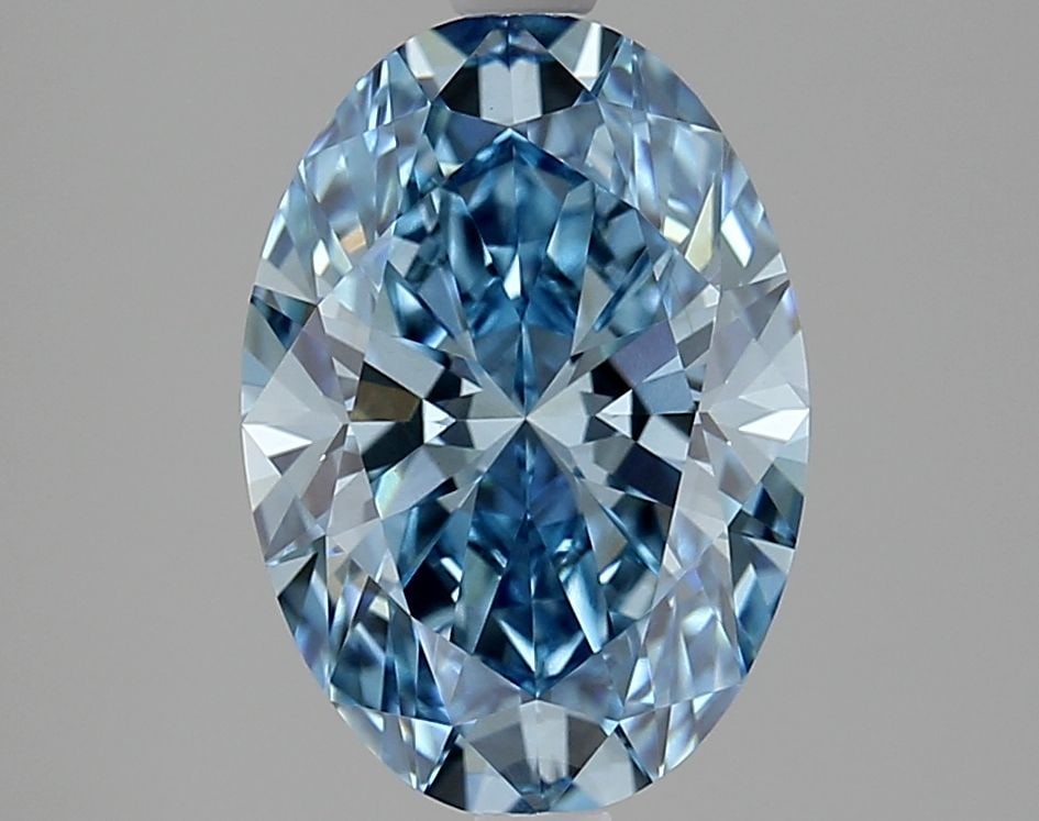 IGI Oval 2.81ct Fancy Vivid Blue VVS2 - Loose Lab Diamond: IGI Oval 2.81ct Fancy Vivid Blue VVS2 - Loose Lab Diamond Item Specifics: Source: This Is A Real Diamond Grown In A Lab Not Mined. Carat: 2.81 Cut: - Color: Fancy Vivid Blue Clarity: VVS2 Polish: EX S