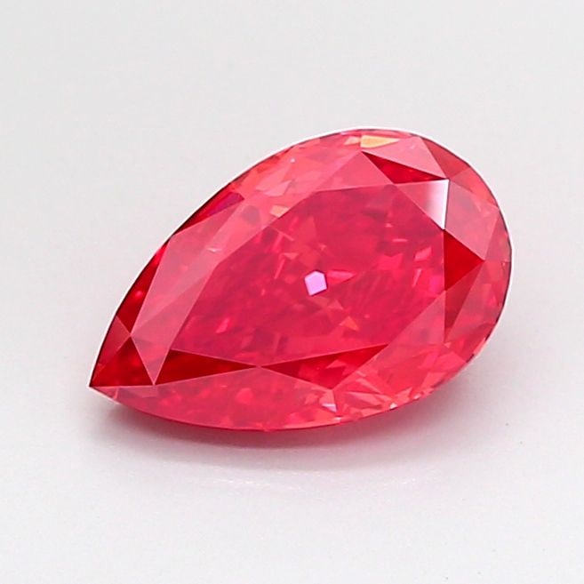 IGI Pear 1.58ct Fancy Vivid Red VVS2 - Loose Lab Diamond (1 of 1)