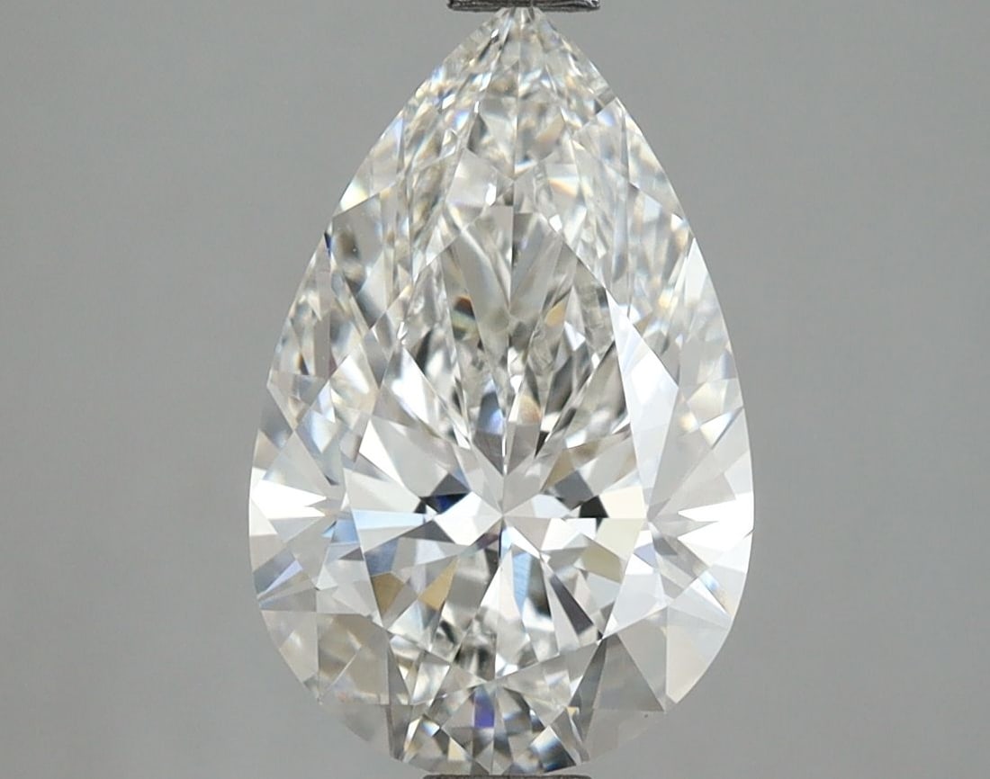 IGI Pear 2.51ct G VVS2 - Loose Lab Diamond: IGI Pear 2.51ct G VVS2 - Loose Lab Diamond Item Specifics: Source: This Is A Real Diamond Grown In A Lab Not Mined. Carat: 2.51 Cut: - Color: G Clarity: VVS2 Polish: EX Symmetry: EX Measurements: