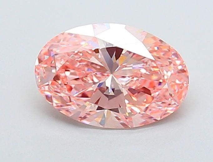 IGI Oval 2.4ct Fancy Vivid Pink VVS2 - Loose Lab Diamond: IGI Oval 2.4ct Fancy Vivid Pink VVS2 - Loose Lab Diamond Item Specifics: Source: This Is A Real Diamond Grown In A Lab Not Mined. Carat: 2.4 Cut: - Color: Fancy Vivid Pink Clarity: VVS2 Polish: EX Sym