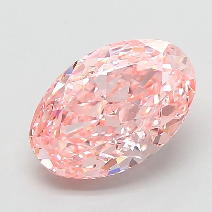 IGI Oval 2.6ct Fancy Vivid Pink VVS2 - Loose Lab Diamond: IGI Oval 2.6ct Fancy Vivid Pink VVS2 - Loose Lab Diamond Item Specifics: Source: This Is A Real Diamond Grown In A Lab Not Mined. Carat: 2.6 Cut: - Color: Fancy Vivid Pink Clarity: VVS2 Polish: EX Sym