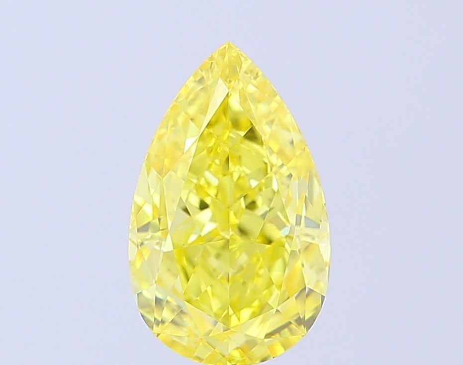 IGI Pear 2.53ct Fancy Vivid Yellow VVS2 - Loose Lab Diamond: IGI Pear 2.53ct Fancy Vivid Yellow VVS2 - Loose Lab Diamond Item Specifics: Source: This Is A Real Diamond Grown In A Lab Not Mined. Carat: 2.53 Cut: - Color: Fancy Vivid Yellow Clarity: VVS2 Polish: 