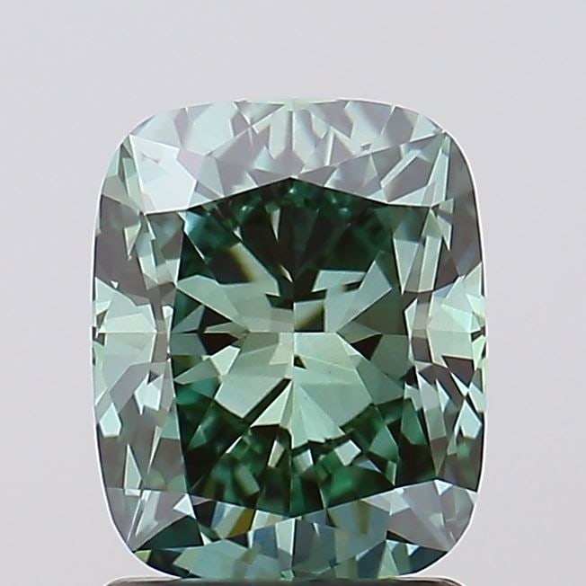 IGI Cushion Modified 1.71ct Fancy Vivid Green VVS2 - Loose Lab Diamond: IGI Cushion Modified 1.71ct Fancy Vivid Green VVS2 - Loose Lab Diamond Item Specifics: Source: This Is A Real Diamond Grown In A Lab Not Mined. Carat: 1.71 Cut: - Color: Fancy Vivid Green Clarity: