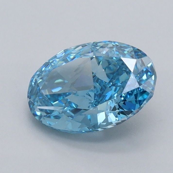 IGI Oval 1.06ct Fancy Vivid Blue VVS2 - Loose Lab Diamond: IGI Oval 1.06ct Fancy Vivid Blue VVS2 - Loose Lab Diamond Item Specifics: Source: This Is A Real Diamond Grown In A Lab Not Mined. Carat: 1.06 Cut: - Color: Fancy Vivid Blue Clarity: VVS2 Polish: EX S