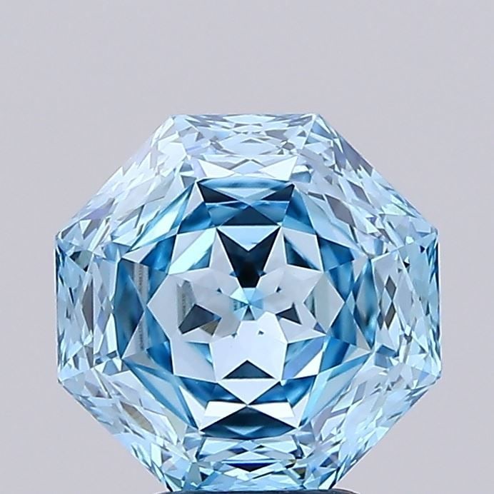 IGI Octagonal 3.53ct Fancy Vivid Blue VVS1 - Loose Lab Diamond: IGI Octagonal 3.53ct Fancy Vivid Blue VVS1 - Loose Lab Diamond Item Specifics: Source: This Is A Real Diamond Grown In A Lab Not Mined. Carat: 3.53 Cut: - Color: Fancy Vivid Blue Clarity: VVS1 Polish:
