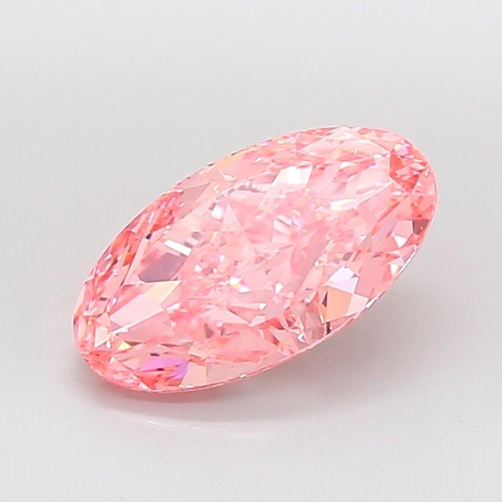 IGI Oval 4.51ct Fancy Vivid Pink VVS2 - Loose Lab Diamond: IGI Oval 4.51ct Fancy Vivid Pink VVS2 - Loose Lab Diamond Item Specifics: Source: This Is A Real Diamond Grown In A Lab Not Mined. Carat: 4.51 Cut: - Color: Fancy Vivid Pink Clarity: VVS2 Polish: EX S