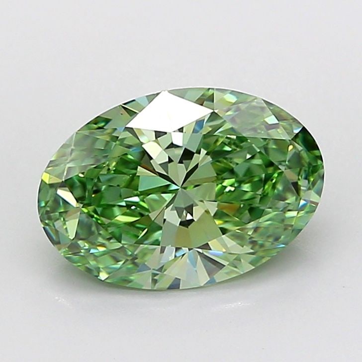 IGI Oval 2.29ct Fancy Vivid Green VVS2 - Loose Lab Diamond: IGI Oval 2.29ct Fancy Vivid Green VVS2 - Loose Lab Diamond Item Specifics: Source: This Is A Real Diamond Grown In A Lab Not Mined. Carat: 2.29 Cut: - Color: Fancy Vivid Green Clarity: VVS2 Polish: EX