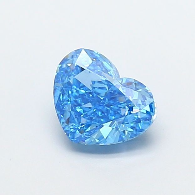IGI Heart 1.01ct Fancy Vivid Blue VVS2 - Loose Lab Diamond: IGI Heart 1.01ct Fancy Vivid Blue VVS2 - Loose Lab Diamond Item Specifics: Source: This Is A Real Diamond Grown In A Lab Not Mined. Carat: 1.01 Cut: - Color: Fancy Vivid Blue Clarity: VVS2 Polish: EX