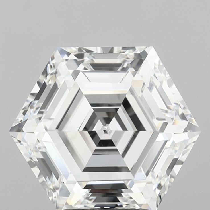 IGI Hexagonal 4.09ct E VVS2 - Loose Lab Diamond: IGI Hexagonal 4.09ct E VVS2 - Loose Lab Diamond Item Specifics: Source: This Is A Real Diamond Grown In A Lab Not Mined. Carat: 4.09 Cut: - Color: E Clarity: VVS2 Polish: EX Symmetry: EX Measurements: