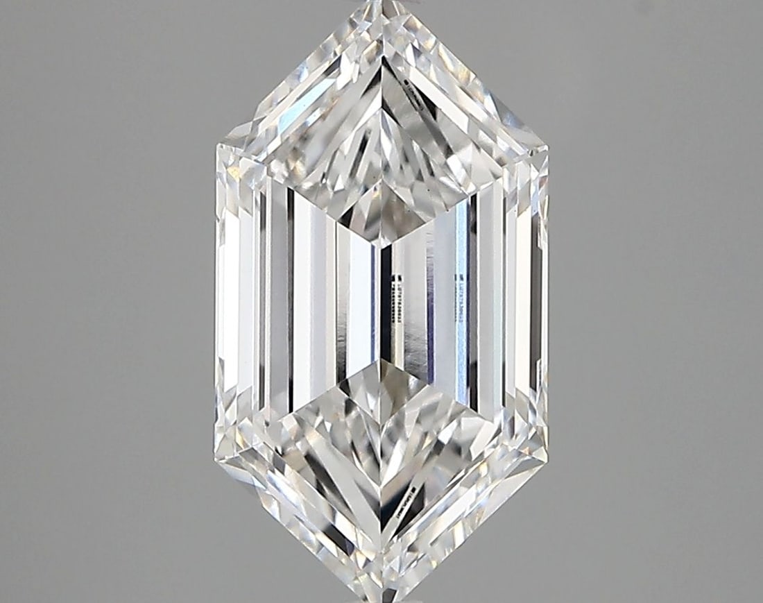 IGI Hexagonal 2.72ct D VVS2 - Loose Lab Diamond: IGI Hexagonal 2.72ct D VVS2 - Loose Lab Diamond Item Specifics: Source: This Is A Real Diamond Grown In A Lab Not Mined. Carat: 2.72 Cut: - Color: D Clarity: VVS2 Polish: EX Symmetry: EX