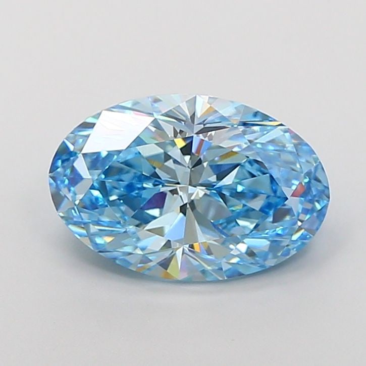 IGI Oval 3.91ct Fancy Vivid Blue VVS2 - Loose Lab Diamond: IGI Oval 3.91ct Fancy Vivid Blue VVS2 - Loose Lab Diamond Item Specifics: Source: This Is A Real Diamond Grown In A Lab Not Mined. Carat: 3.91 Cut: - Color: Fancy Vivid Blue Clarity: VVS2 Polish: EX S