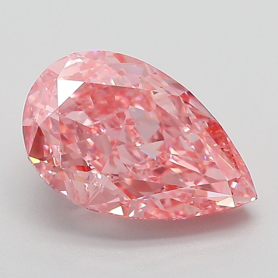 IGI Pear 3.11ct Fancy Vivid Pink VVS2 - Loose Lab Diamond: IGI Pear 3.11ct Fancy Vivid Pink VVS2 - Loose Lab Diamond Item Specifics: Source: This Is A Real Diamond Grown In A Lab Not Mined. Carat: 3.11 Cut: - Color: Fancy Vivid Pink Clarity: VVS2 Polish: EX S