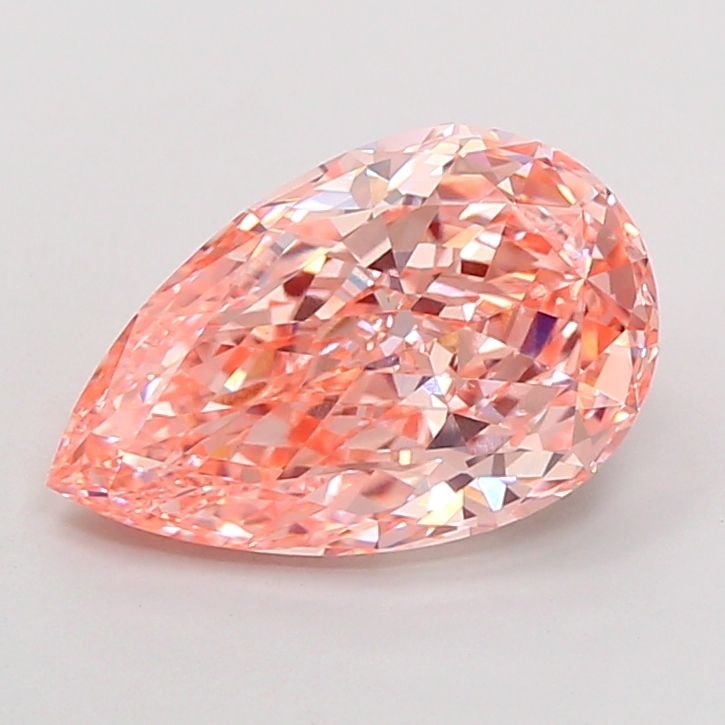 IGI Pear 3.57ct Fancy Vivid Pink VVS2 - Loose Lab Diamond: IGI Pear 3.57ct Fancy Vivid Pink VVS2 - Loose Lab Diamond Item Specifics: Source: This Is A Real Diamond Grown In A Lab Not Mined. Carat: 3.57 Cut: - Color: Fancy Vivid Pink Clarity: VVS2 Polish: EX S